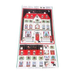 Christmas Advent Calendar House Panel With Scotty Dog Reusable Count Down Pocket